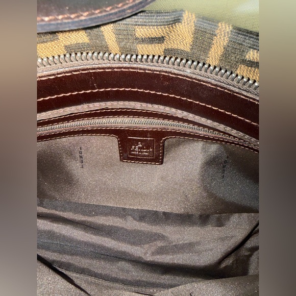 Authentic vintage Fendi mama baguette brown canvas FF - Picture 10 of 10